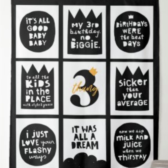 Hip hop theme 3rd birthday backdrop - Picture 4 of 4